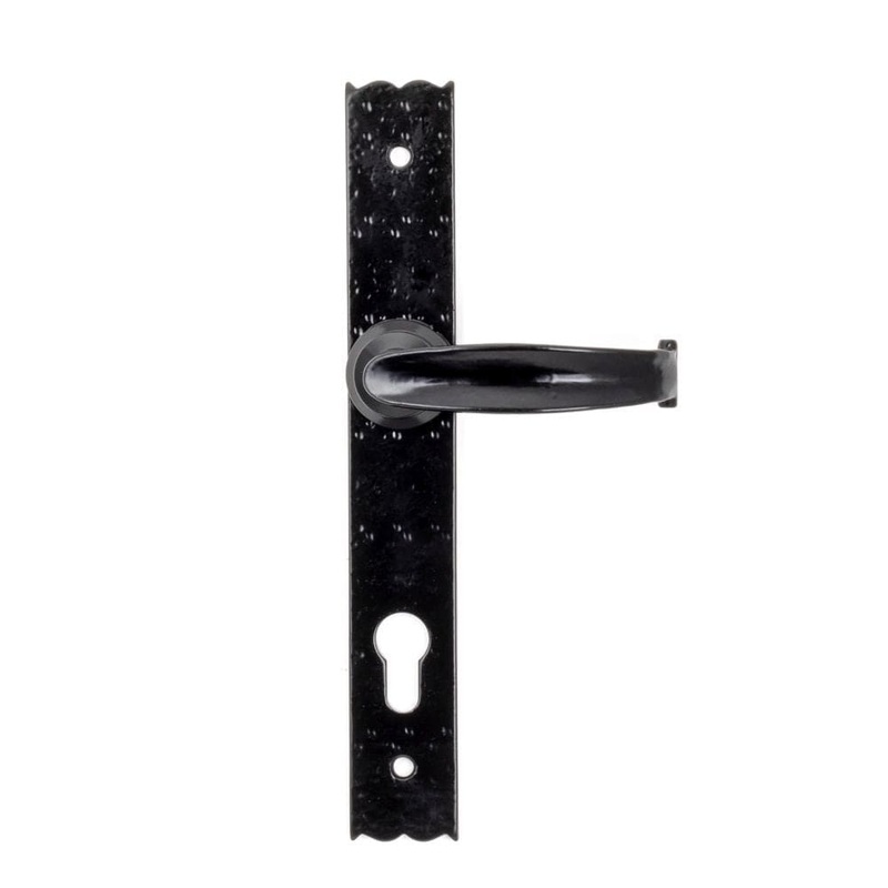 From The Anvil – Black Cottage Lever Espag. Lock Set