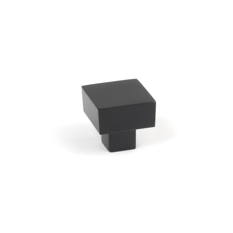 From The Anvil – Matt Black Albers Cabinet Knob – 25mm