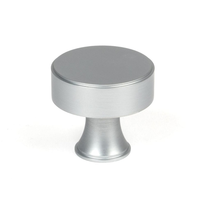 From The Anvil – Satin Chrome Scully Cabinet Knob – 38mm