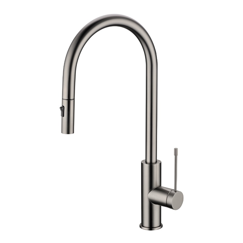 Ocean Deluxe II Kitchen Pull-out Sink Mixer – Gunmetal