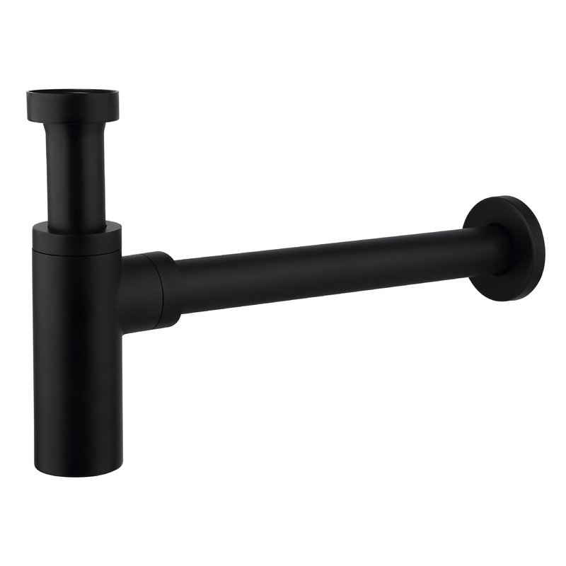 Round Bottle Trap – Matt Black