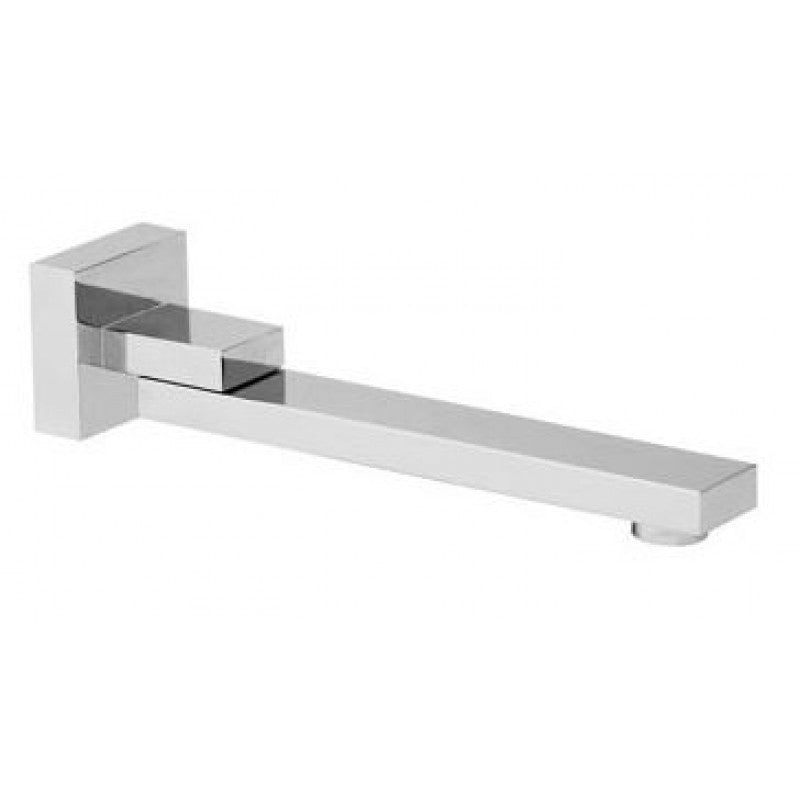Square Swivel Bath Spout – Chrome
